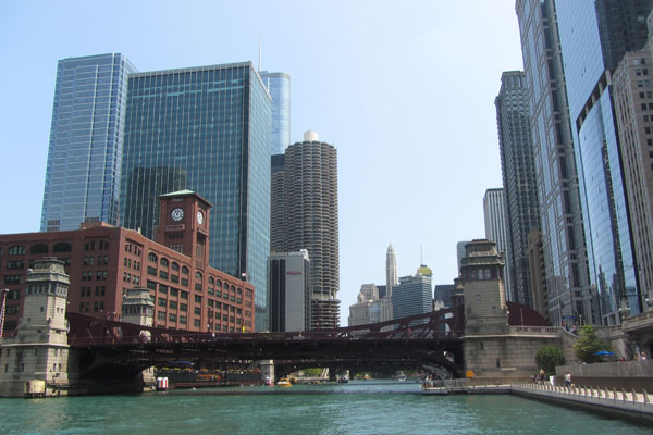 Marina Towers along the Riverwalk