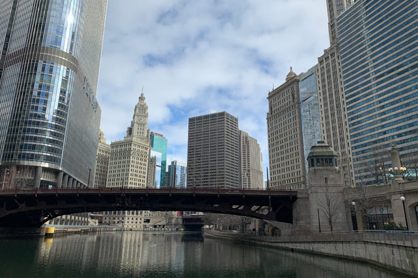 Looking North on the Riverwalk