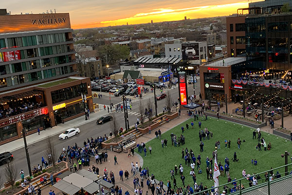 View West from Wrigley Field upper deck