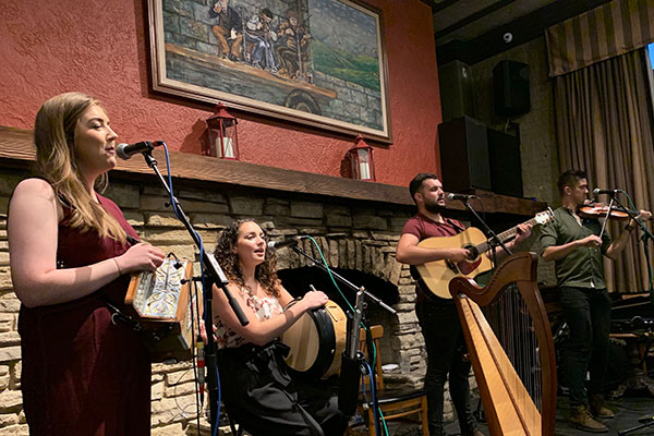 Billow Wood playing at Irish American Heritage Center