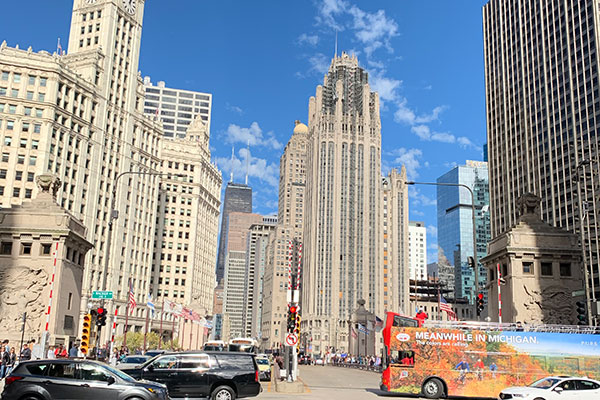 Traffic on Michigan Avenue