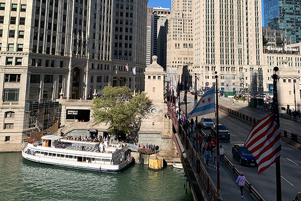 View North from Michigan Avenue Bridgehouse