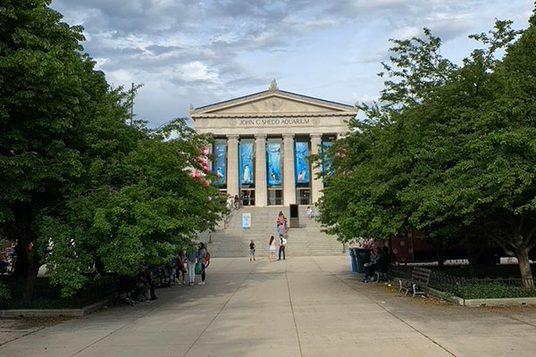 Adler Planetarium entrance