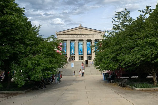 Adler Planetarium entrance