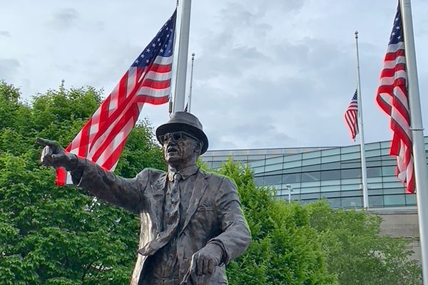 George Halas statue