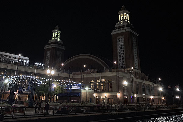 Navy Pier at night