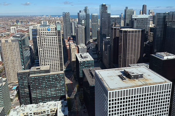 Looking North from BMO Building window