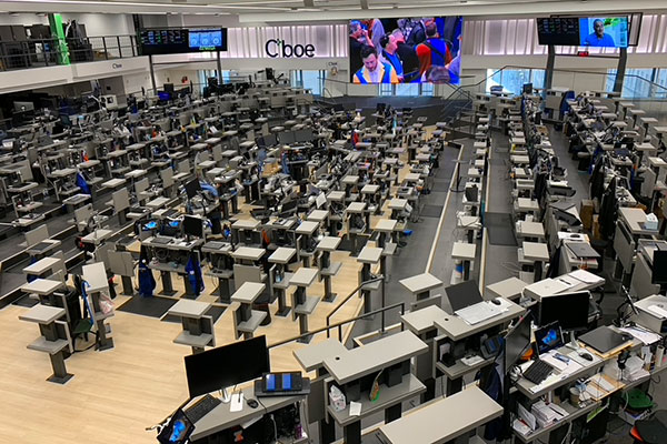 Trading Floor at Board of Trade