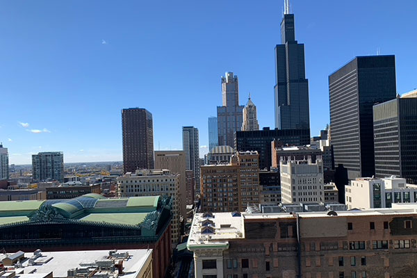 Western view from 333 S. Wabash