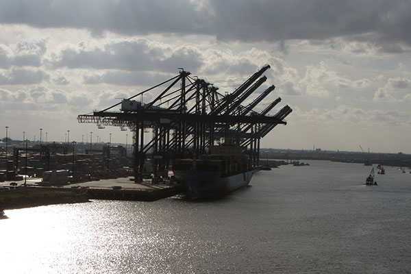 Machinery at Houston Bayport Cruise Terminal