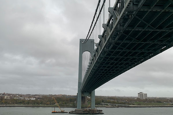 Under the Verrazzano-Narrows Bridge