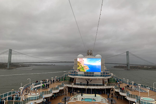 Verrazzano-Narrows Bridge in the distance