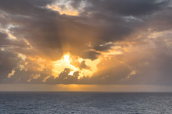 Sunset on Wednesday