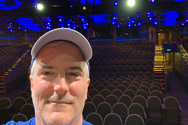 Picture of Pat from Stage looking into audience