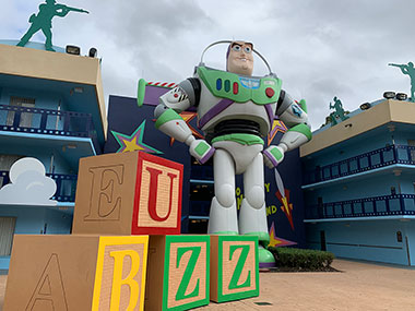 Buzz Lightyear statue