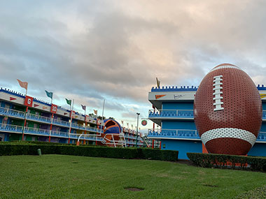 Statue of a football