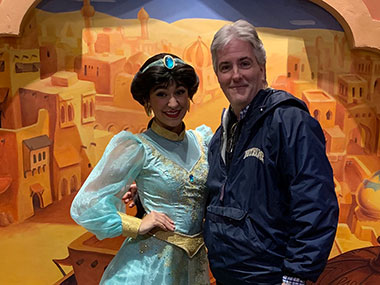 Pat and Princess Jasmine