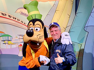 Pat and Goofy at EPCOT