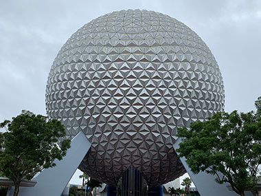 Full view of Spaceship Earth