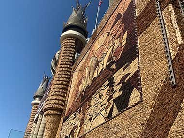 Corn Palace artwork near entrance