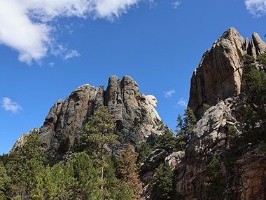 President Washington on Mount Rushmore