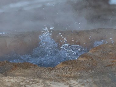 Water bubbling - Yellowstone National Park