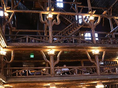 Balconis in Yellowstone National Park Old Faithful Lodge