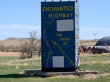 Enchanted Highway sign