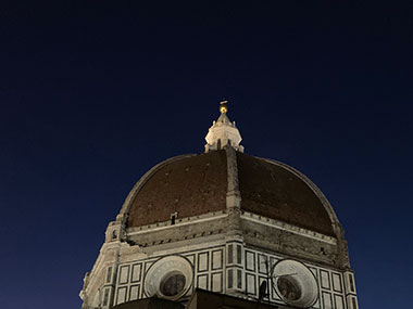 Dome at night