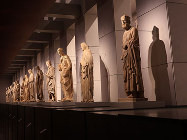 Row of statues