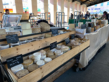 Open air market in Corsica