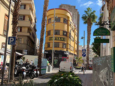 Intersection in Tenerife