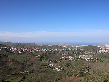 Valley with clouds beyond