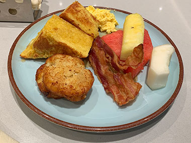 Breakfast food on plate - Enchanted Princess