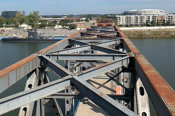 Top view of Junction Bridge