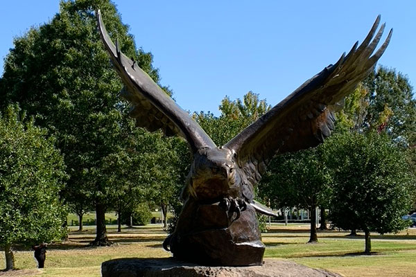 Eagle statue