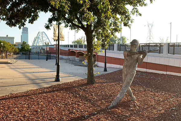 Statue at Stephens Park