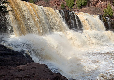 Falls come crashing down
