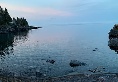 Calm waters of Lake Supreior