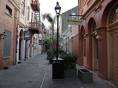 Alley in French Quarter