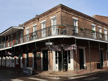 Two story brick building