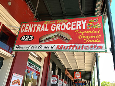 Sign - General Grocery - Home of the original Muffuletta