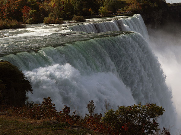 Closeup of Niagara Falls from American side