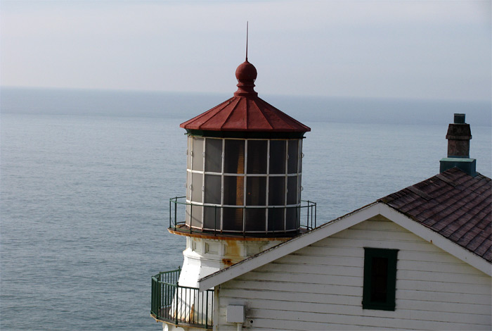 Top of Point Reyes lighthouse