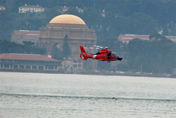 Helicopter in San Francisco