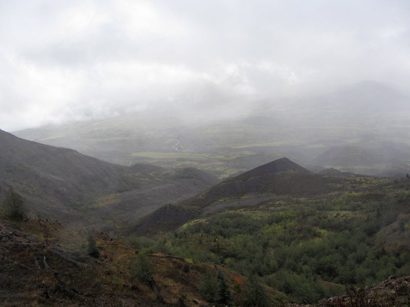 clouds over Mount St. Helens