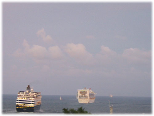 Two cruise ships leave Port Everglades