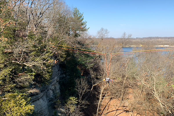 Rescue training exercise