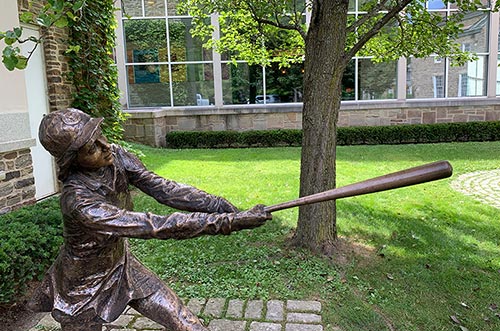 All American Professional Baseball League Statue