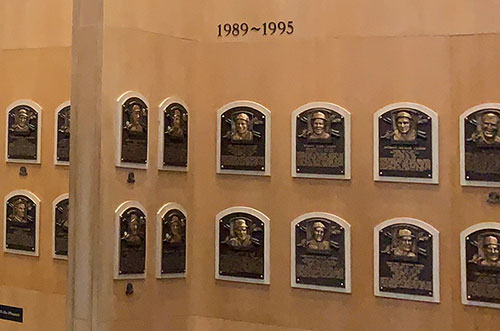 Hall of Fame Plaques